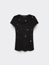Cotton T-shirt with appliqués image number 4