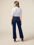 Kick-Flare-Jeans mit Metallschnallen image number 1