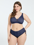 Bikini with chevron mesh image number 0