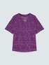 Jacquard T-shirt with print image number 4