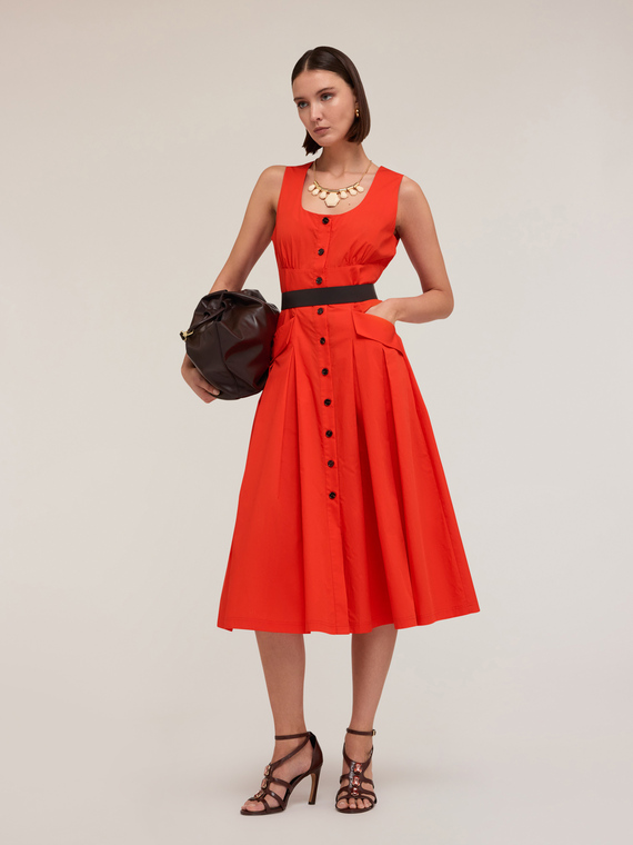 Robe chemisier avec poches