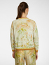 Printed and embroidered cardigan image number 1