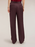 Wide-leg trousers in linen blend image number 1