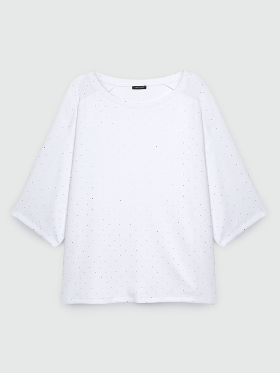 Sweatshirt mit Strass