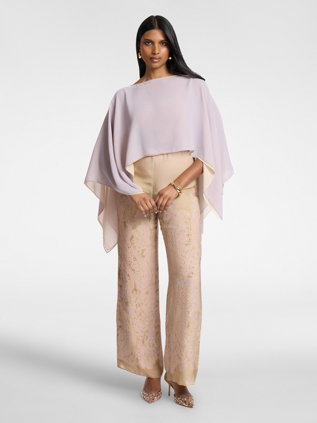 Double georgette cape image number 2