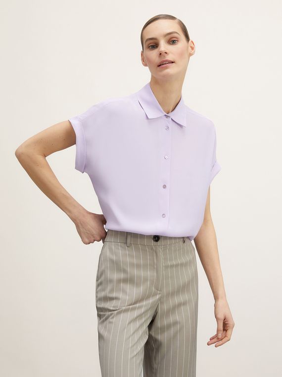 Hemdbluse mit Kimonoärmeln