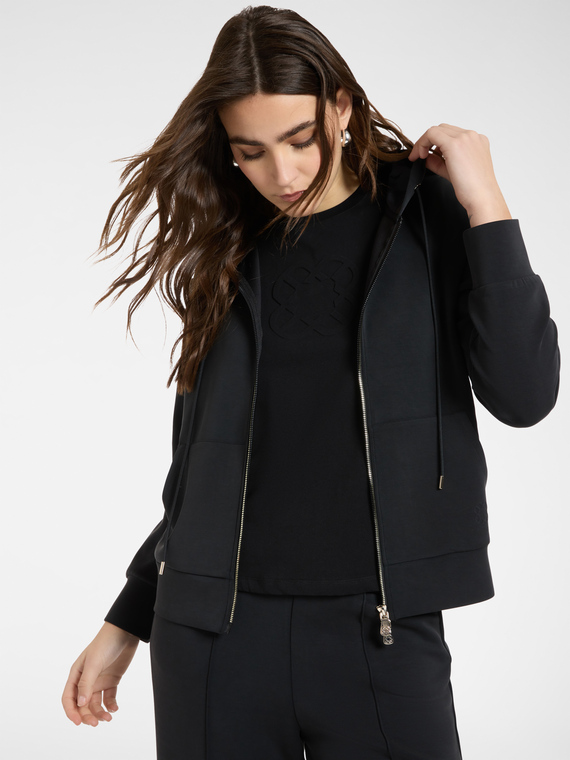 Sweat-shirt en tissu scuba