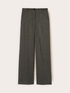 Pinstripe palazzo pants with micro sequins image number 4