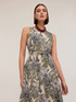 Jungle pattern flared dress image number 2