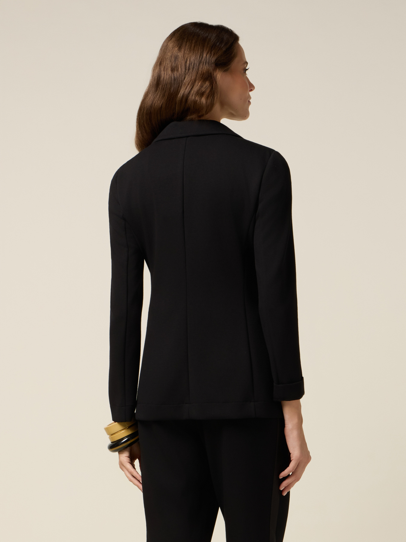 Felpa a blazer in scuba image number 1