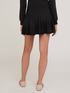 Short pleated knit skirt image number 2