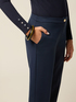 Pantaloni regular in punto milano image number 2