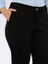 Cropped pants in scuba fabric image number 3