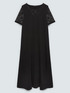 Robe ligne A longue avec d&eacute;tails floraux image number 4