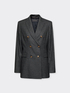 Blazer in flanella gessata image number 4