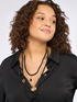Collier multi-rangs avec pendentifs image number 0