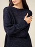 Maglia misto mohair con micro paillettes image number 2