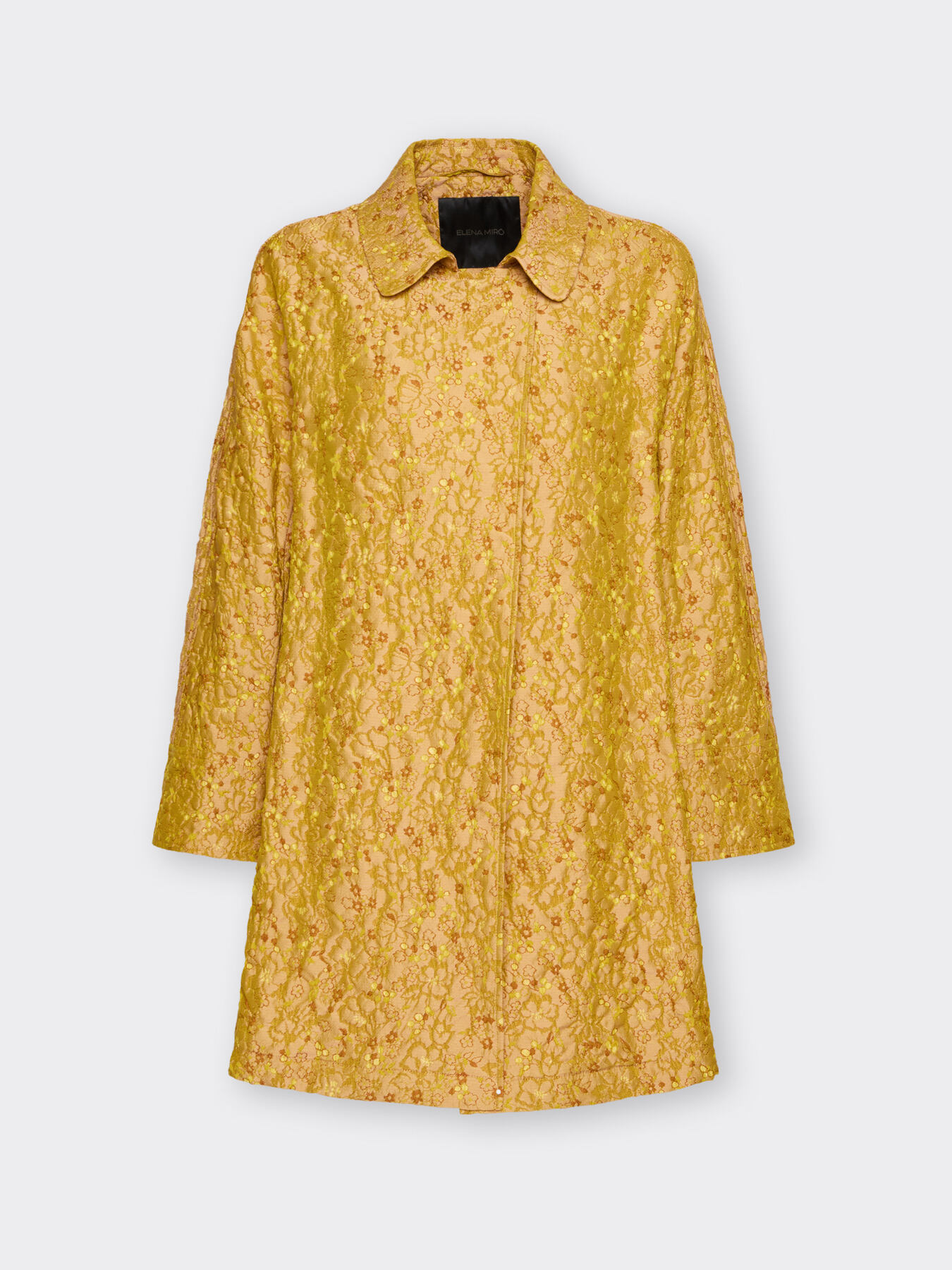 Lightweight jacquard coat image number 4