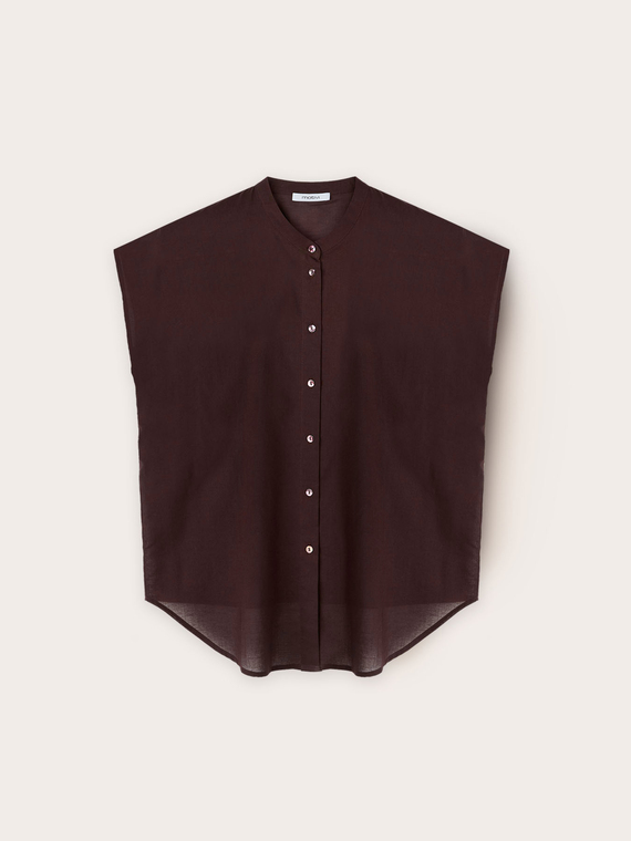 Shirt with kimono sleeves