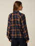 Blusa check con fiocco image number 1