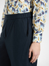 Stretch cotton balloon trousers image number 3