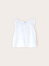 Crop top with openwork embroidery and scalloped edges image number 4