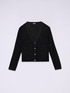 Lurex cardigan with jewel buttons image number 3