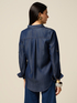Camicia in tencel effetto denim image number 1