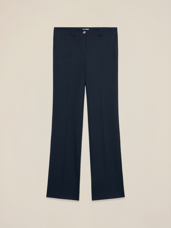 Pantaloni flare in punto milano