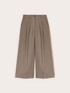 Cropped pants with check pattern image number 4