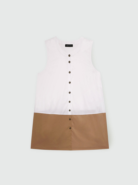 Two-tone dress