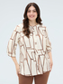 Bluse mit geometrischem Muster aus Viskose image number 0