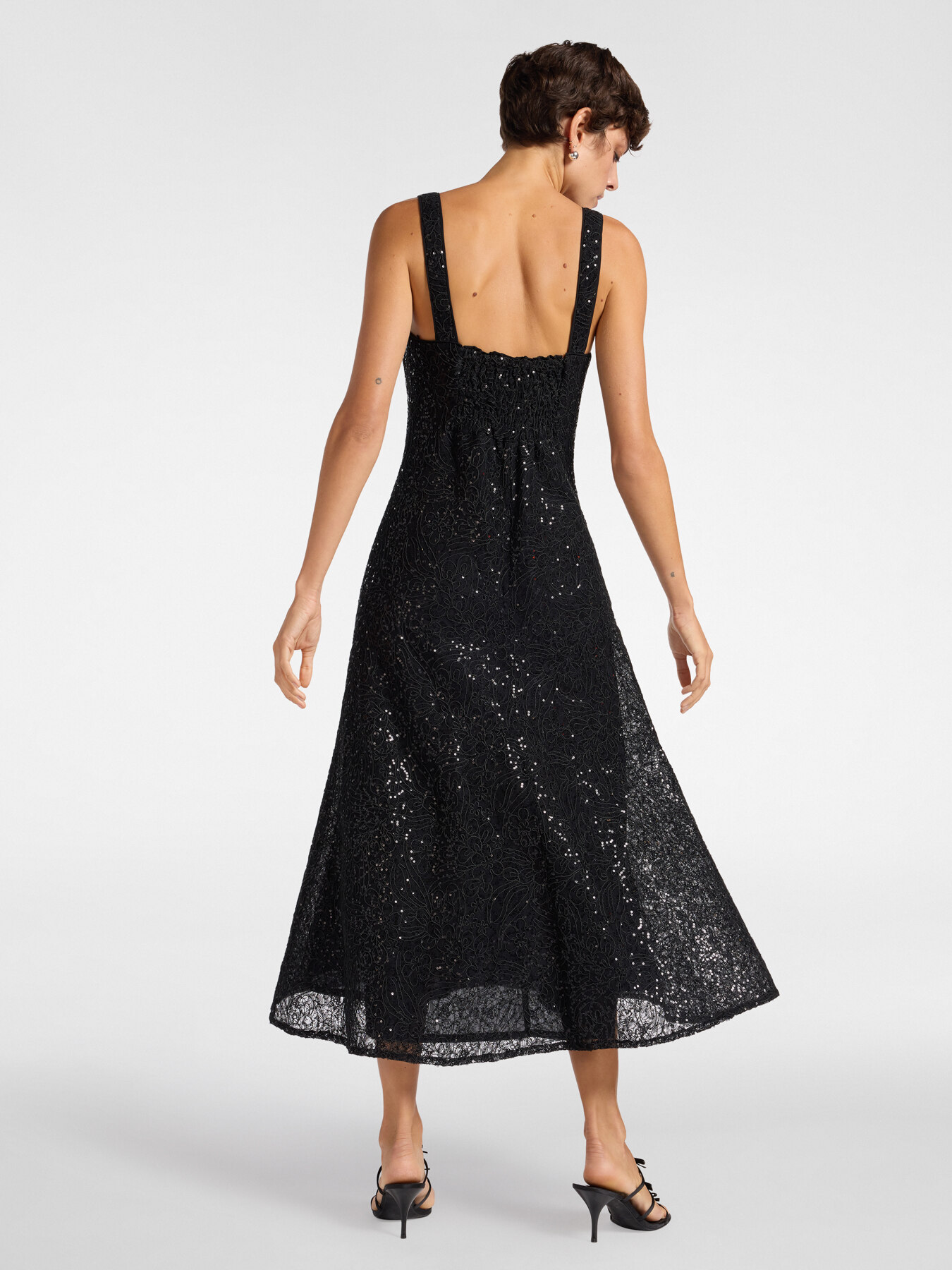 Lace and sequin dress image number 1