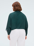 Schultertuch aus Georgette mit asymmetrischem Schnitt image number 2
