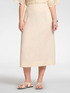 A-line linen skirt image number 2