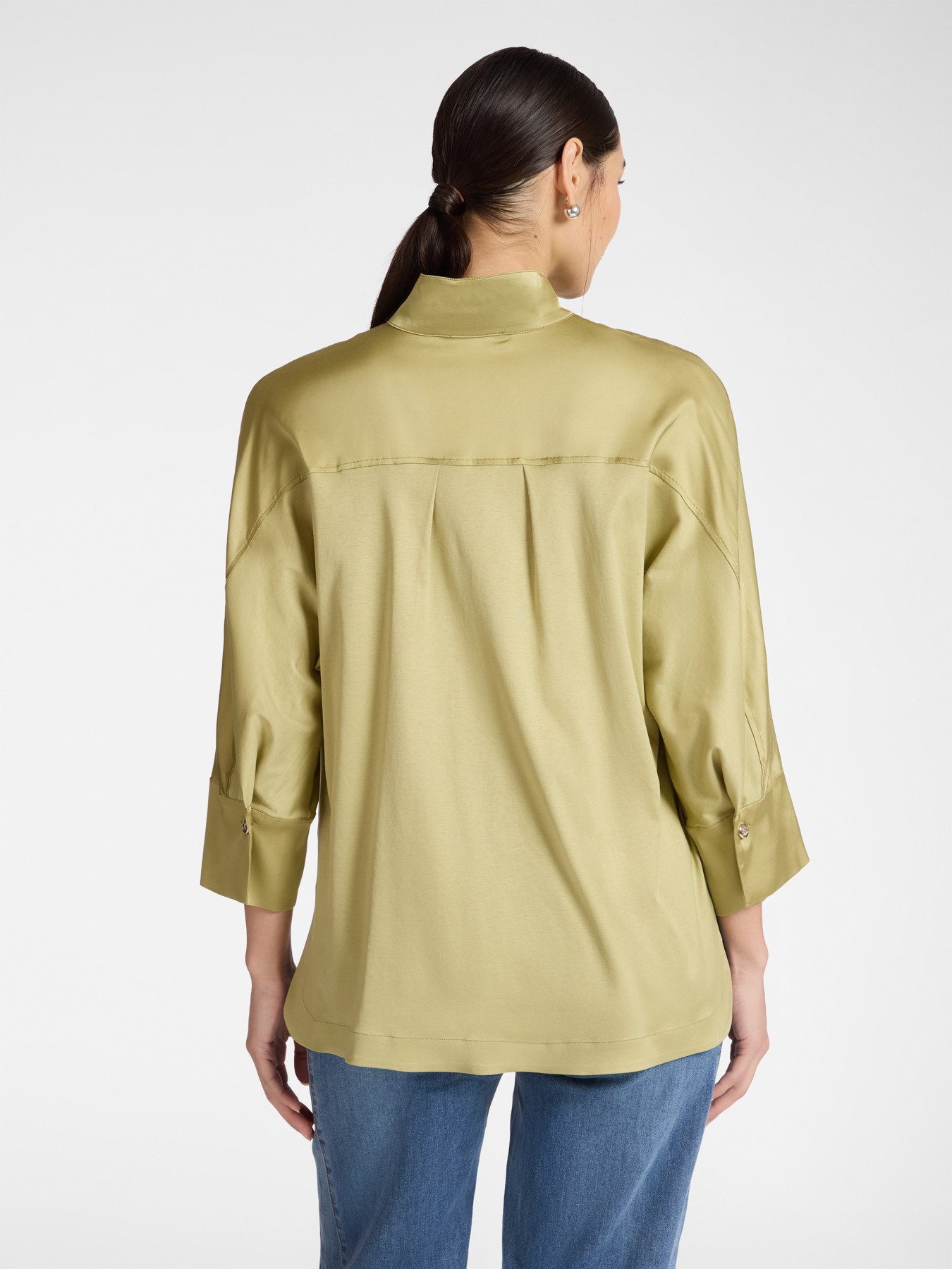 Satin shirt image number 1