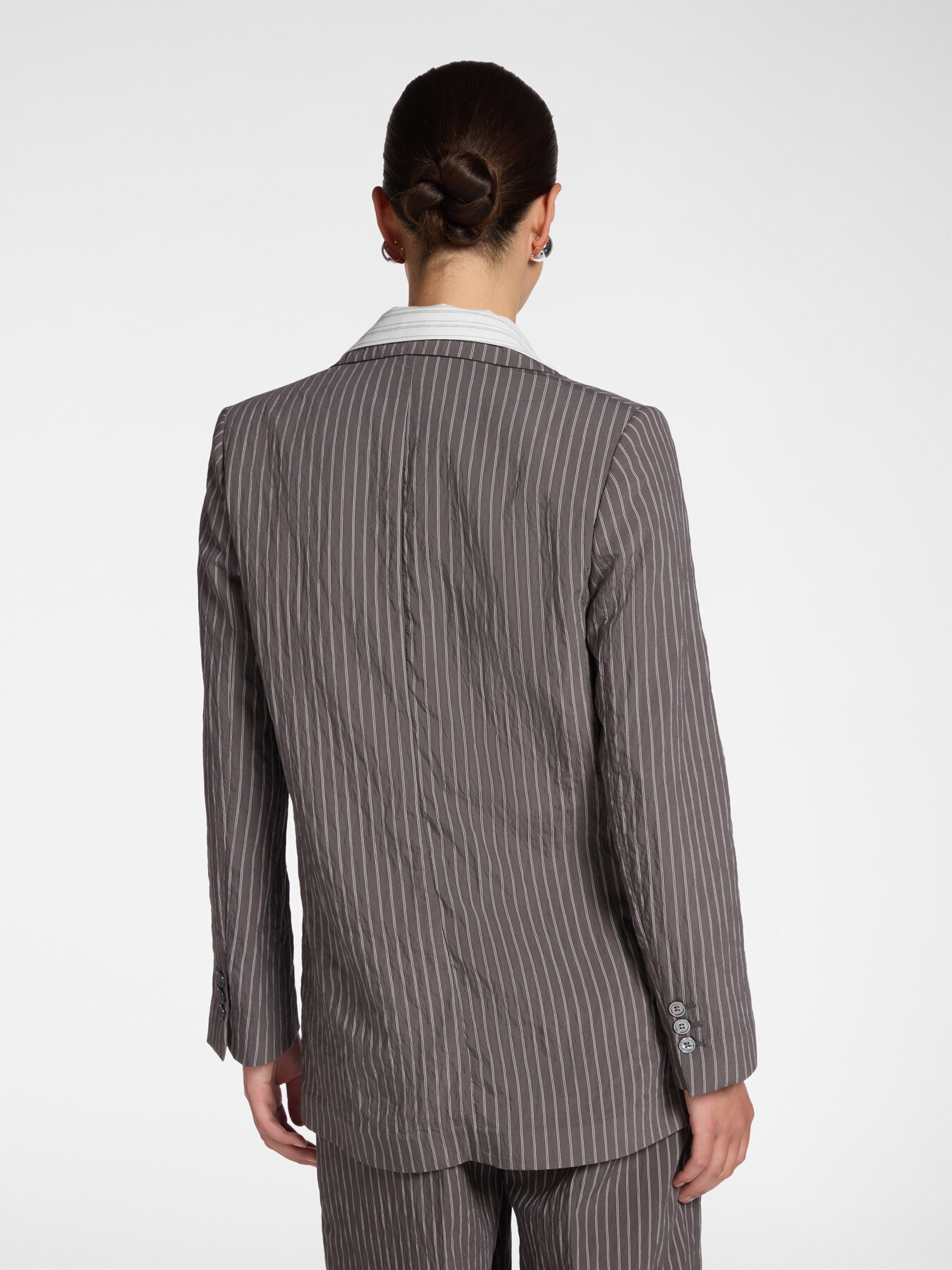 Blazer &agrave; rayures image number 1