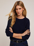 Rundhals-Pullover aus Baumwolle image number 2