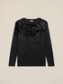 Mixed wool sweater with sequins image number 3