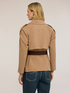Short lyocell blend trench coat with belt image number 1