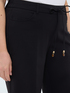 Cropped-Hose aus Milano-Strick image number 3