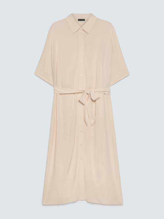 Hemdblusenkleid POWER aus Viskose