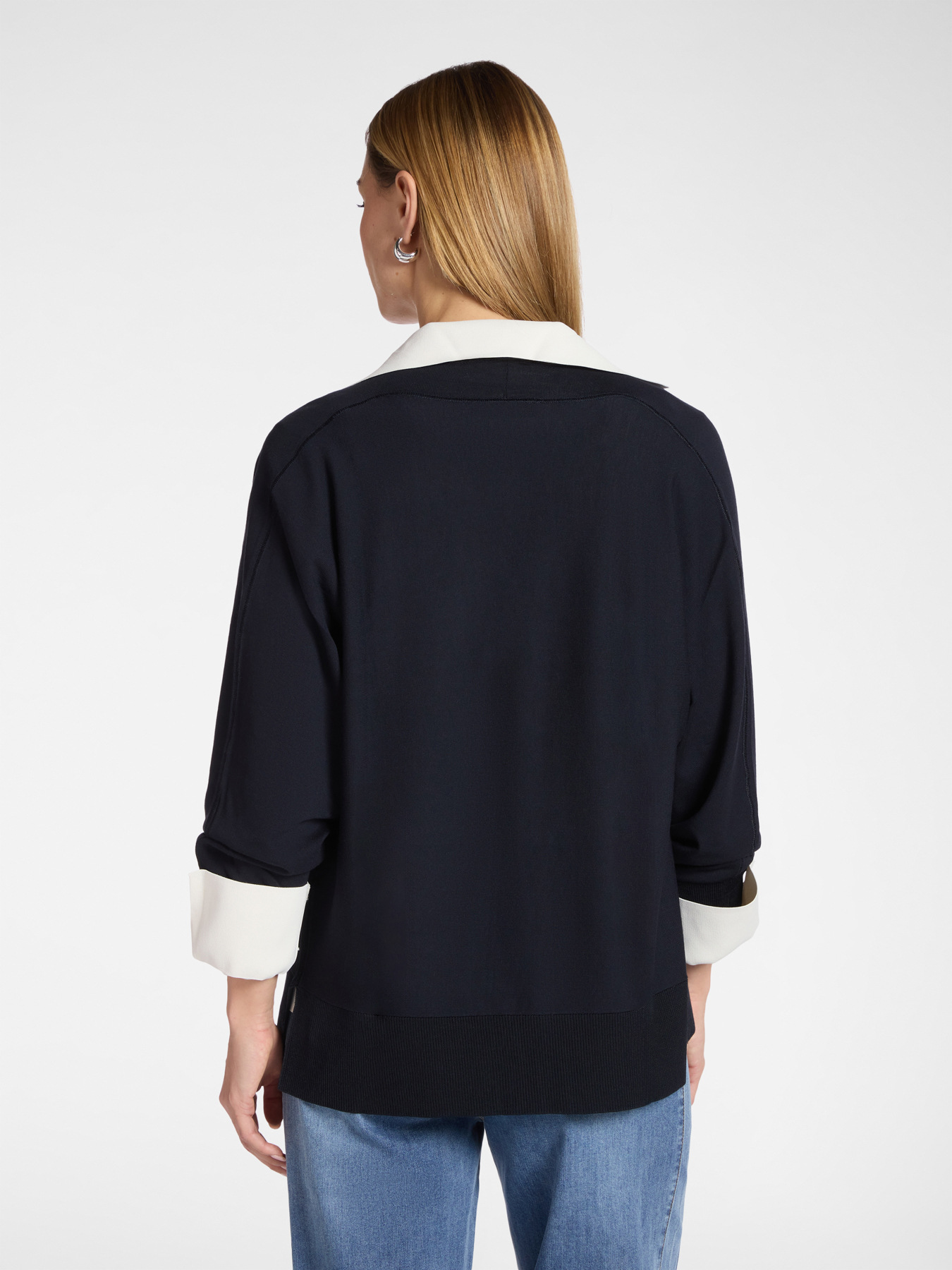 Cardigan aperto davanti misto viscosa image number 1