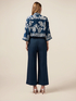 Cotton blend palazzo pants image number 1