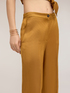 Pantalon palazzo en m&eacute;lange de lin image number 3