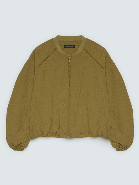 Kurze Bomberjacke mit Raglan&auml;rmeln