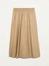 Wide midi skirt image number 1
