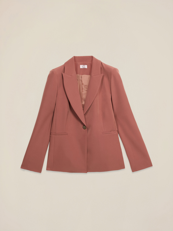 Blazer in tessuto tecnico