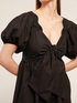 Short summer dress with puff sleeves image number 2