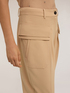 Pantaloni cargo din material fluid image number 2